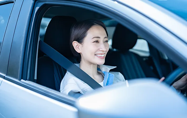 運転する人の写真
