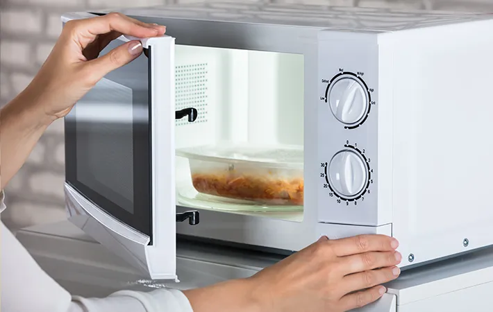 電子レンジの写真