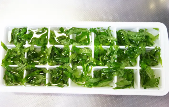 大葉を入れた画像（撮影：エニママ）