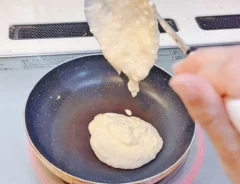 『ホットケーキ』を作る写真（撮影：キジカク）