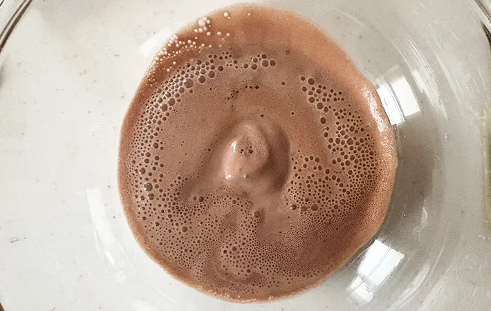 アイスが溶けた画像（撮影:エニママ）
