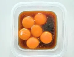 卵黄漬けの写真（撮影：エニママ）