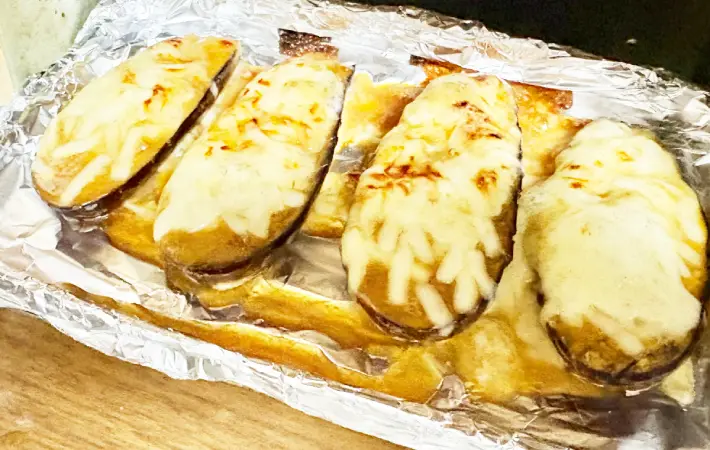 焼き上がったナスの画像（撮影：エニママ）
