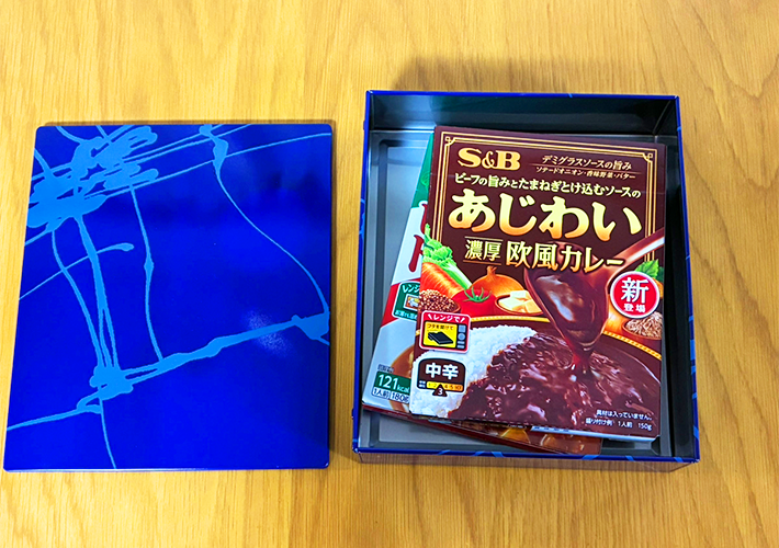 シガールの缶の活用写真（撮影：grapeライフハック編集部）