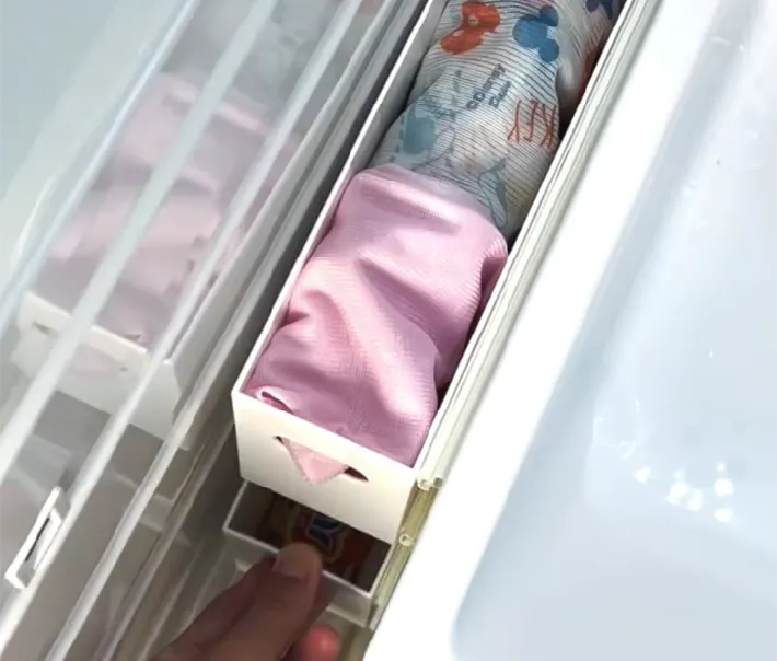 スライドできる収納ボックスの画像