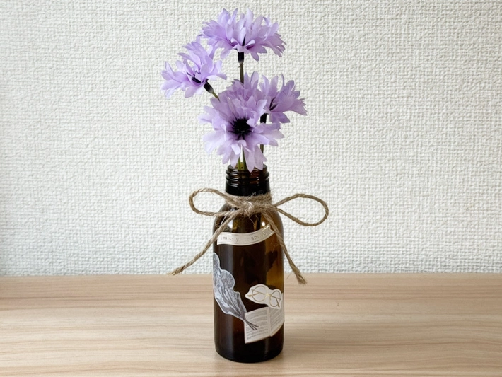花瓶に再活用（撮影：grapeライフハック編集部）