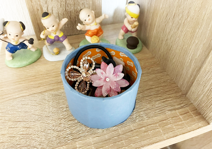 ガムテープの芯活用写真（撮影：grapeライフハック編集部）