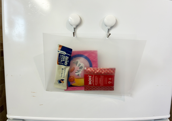 クリアファイルの活用写真（撮影：grapeライフハック編集部）
