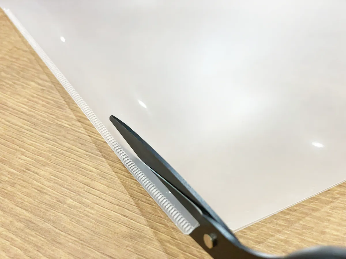 クリアファイルの写真（撮影：grapeライフハック編集部）