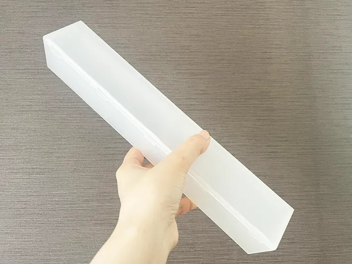 ラップケースの写真（撮影：grapeライフハック編集部）