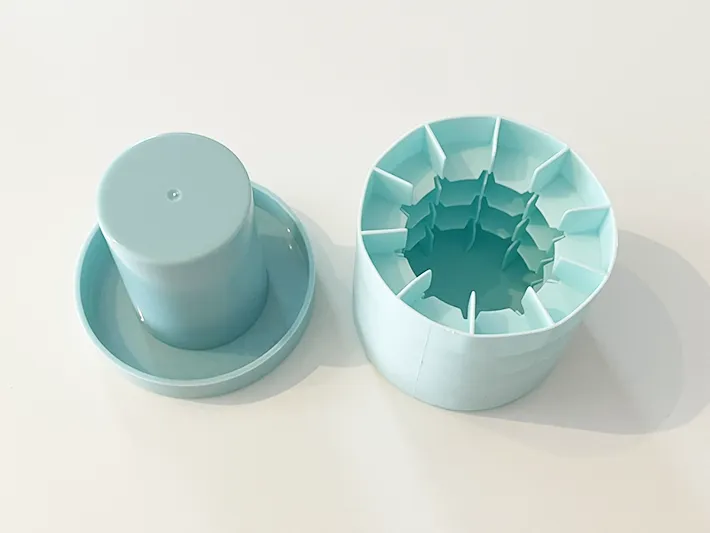 製氷器の内側の写真（撮影：grapeライフハック編集部）