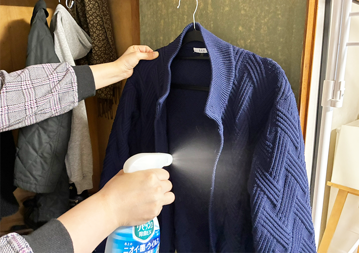 衣類の写真（撮影：grapeライフハック編集部）