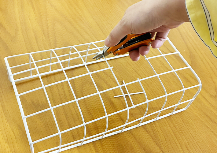 ワイヤーネットの活用写真（撮影：grapeライフハック編集部）