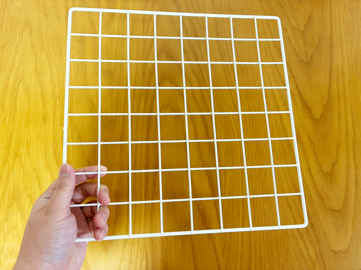 ワイヤーネットの活用写真（撮影：grapeライフハック編集部）