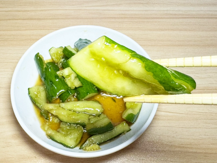キュウリの副菜（撮影：grapeフード編集部）