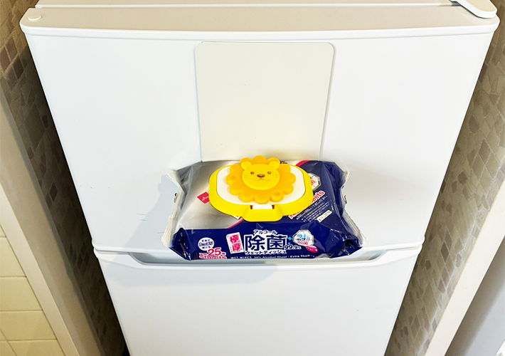 ブックエンドの活用写真（撮影：grapeライフハック編集部）