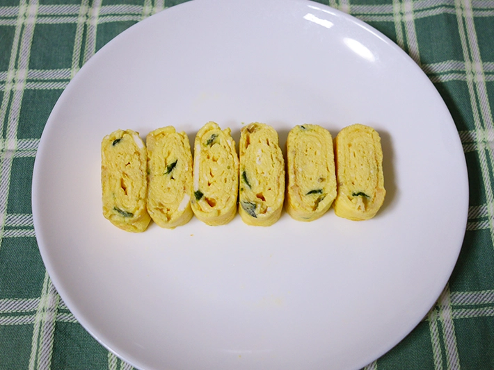 お吸い物のもとを使った玉子焼き（撮影：grapeフード編集部）