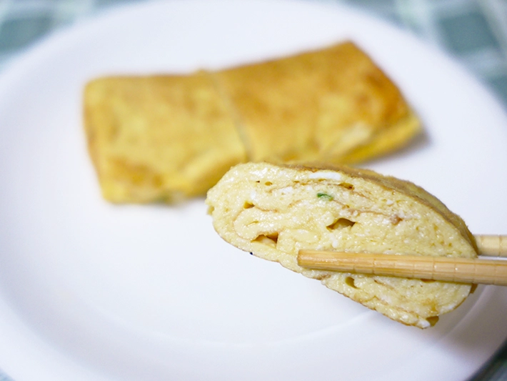 うどんスープを使った玉子焼き（撮影：grapeフード編集部）
