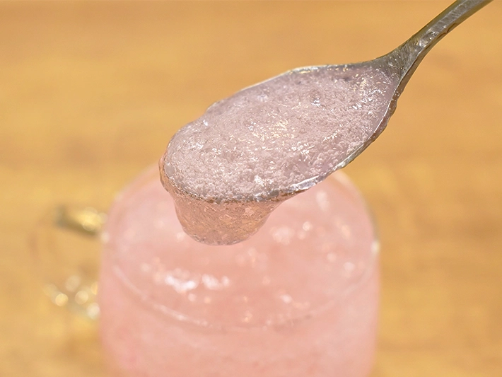 炭酸ゼリー（撮影：grapeフード編集部）