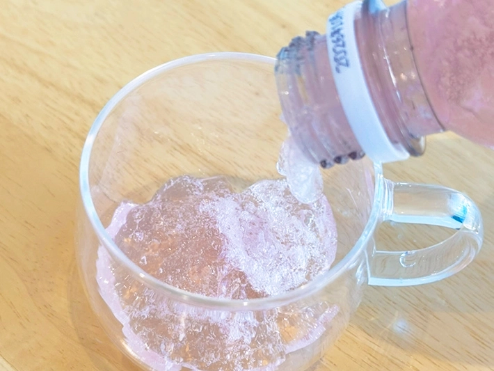 炭酸ゼリー（撮影：grapeフード編集部）