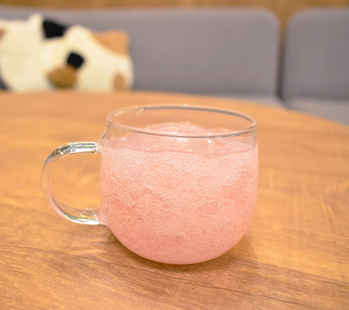 炭酸ゼリー（撮影：grapeフード編集部）