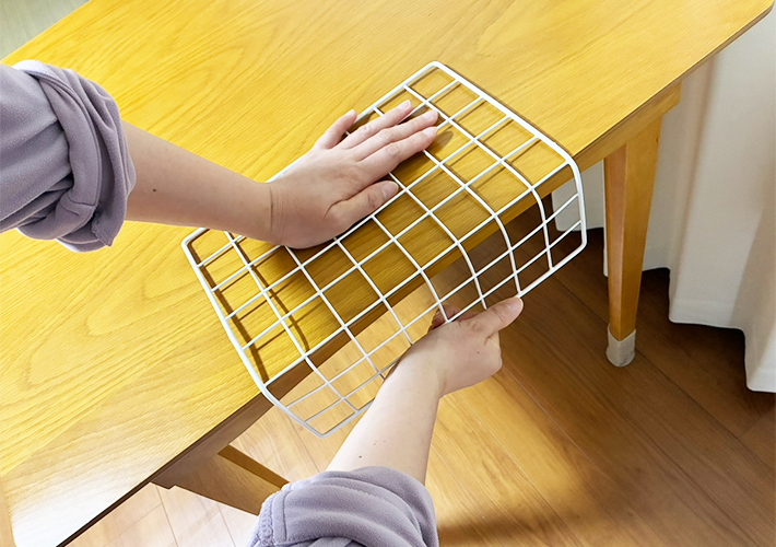 ワイヤーネットの活用写真（撮影：grapeライフハック編集部）