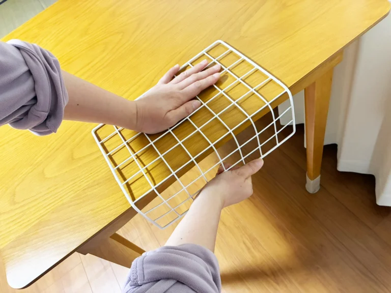 ワイヤーネットの活用写真（撮影：grapeライフハック編集部）