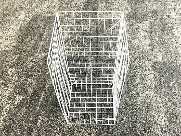 ワイヤーネットで作った長方形の過去写真（撮影：grapeライフハック編集部）