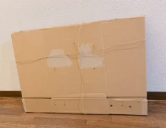 まとめられたダンボールの写真（撮影：grapeライフハック編集部）