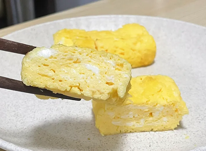 『カンタン酢』入りの玉子焼きの写真（撮影：grapeフード編集部）