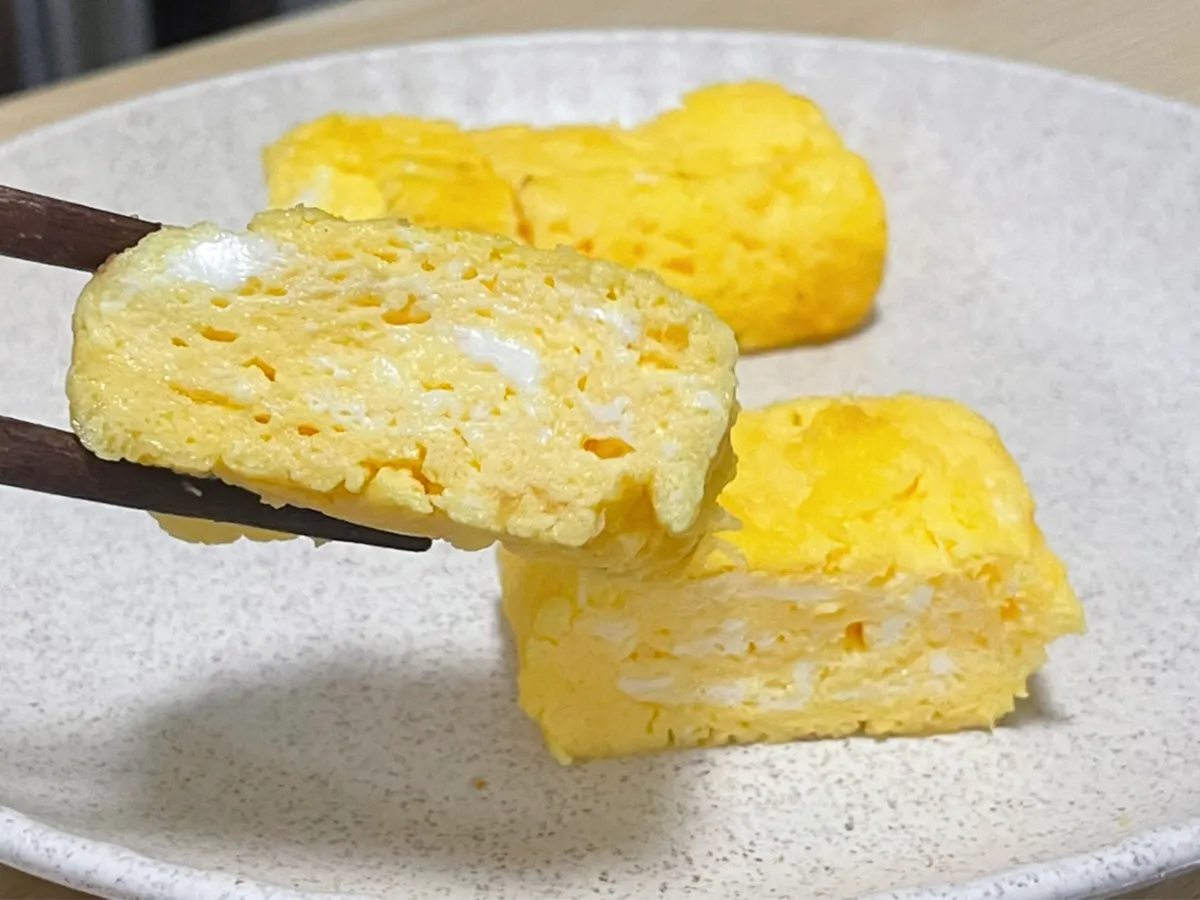 『カンタン酢』入りの玉子焼きの写真(撮影:grapeフード編集部)