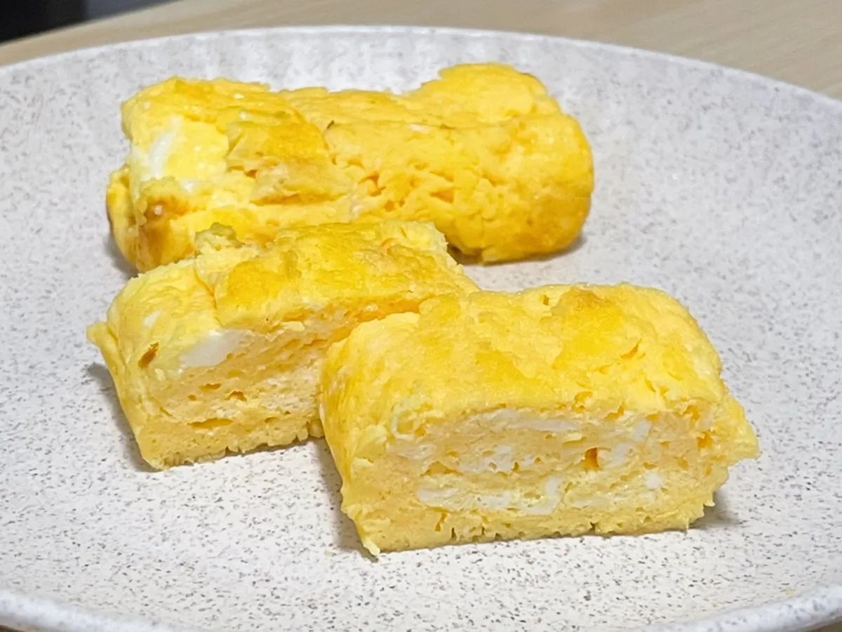 『カンタン酢』入りの玉子焼きの写真（撮影：grapeフード編集部）