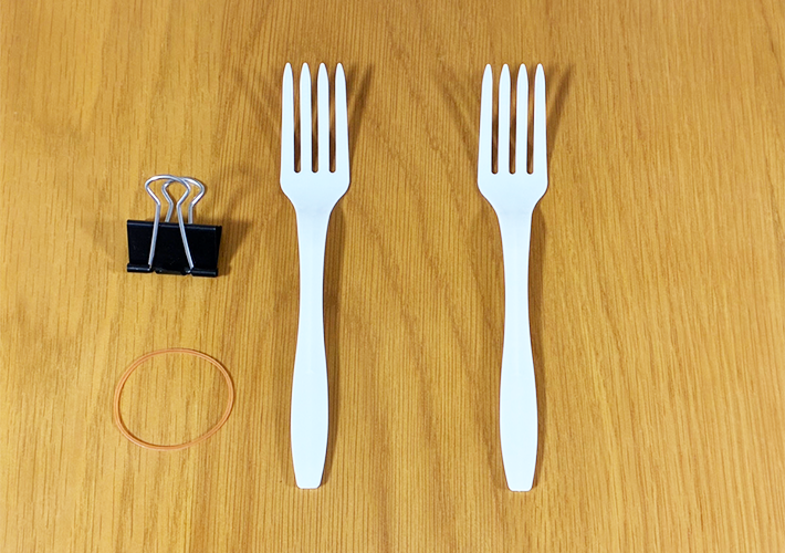 プラスチックスプーンの活用写真（撮影：grapeライフハック編集部）