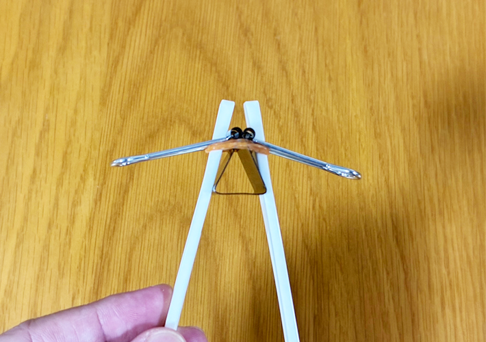 プラスチックスプーンの活用写真（撮影：grapeライフハック編集部）
