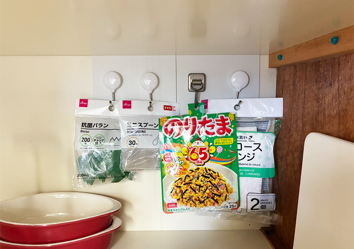 ブックエンドの活用写真（撮影：grapeライフハック編集部）