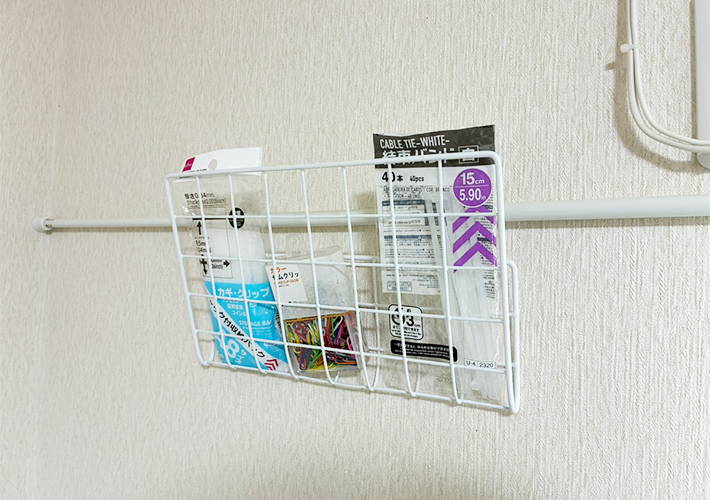 ワイヤーネットの活用写真（撮影：grapeライフハック編集部）