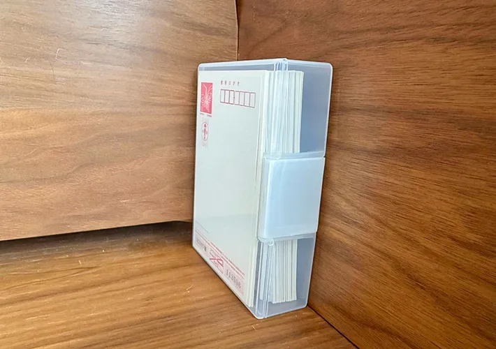 『はがき整理ケース』の写真（撮影：ワード）