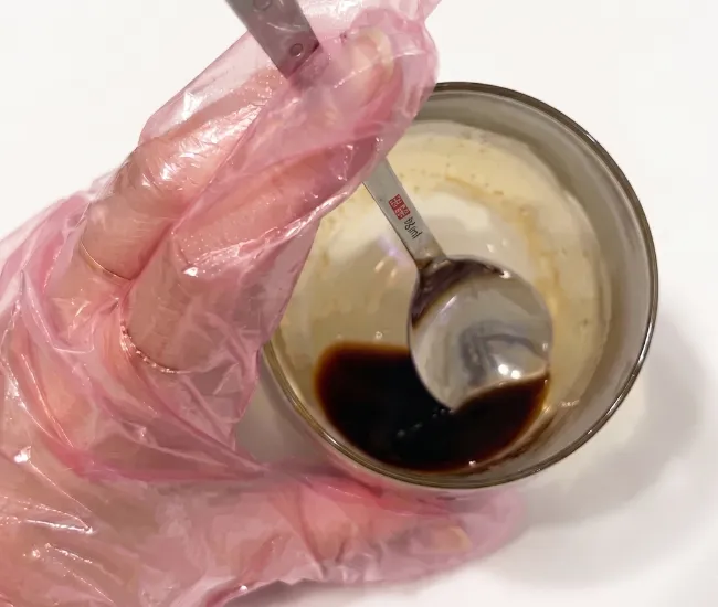 コーヒーを水で溶いた様子（撮影：grapeフード編集部）