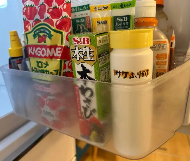 冷蔵庫に収納した様子（撮影：grapeフード編集部）