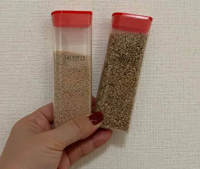 中身を入れ替えた様子（撮影：grapeフード編集部）