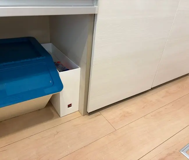 ファイルボックスを収納した様子（撮影：grapeライフハック編集部）