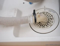 洗濯機の排水溝の写真