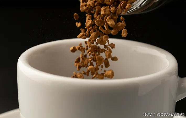 インスタントコーヒーの写真