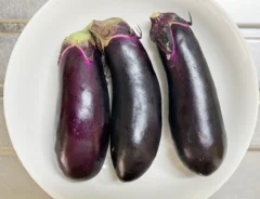ナスの写真（撮影：grape編集部）
