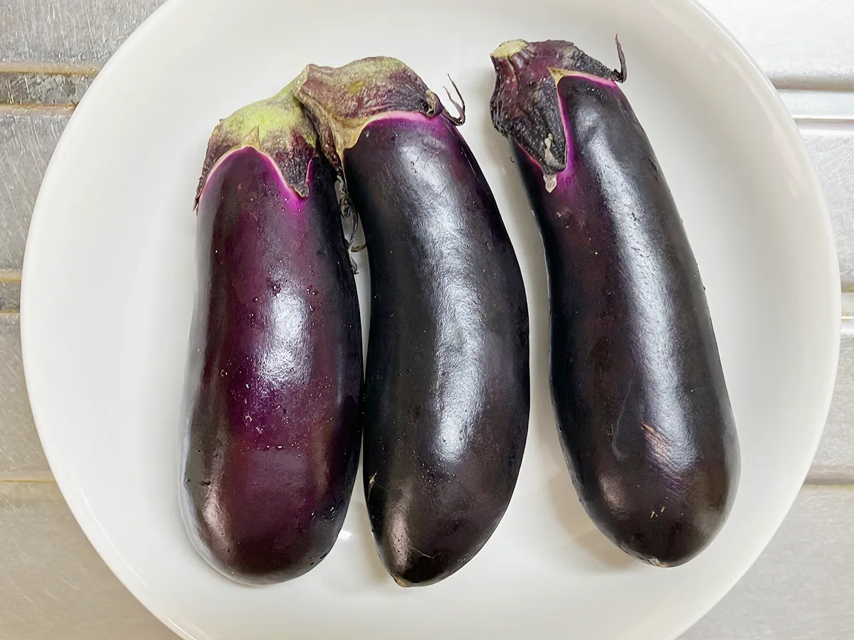ナスの写真（撮影：grape編集部）