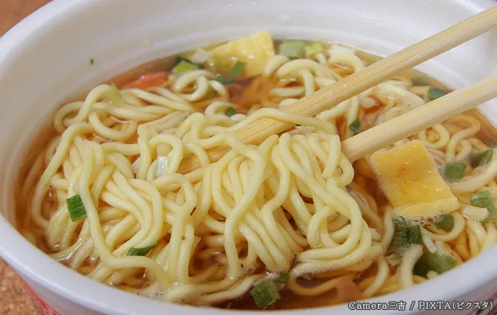 カップラーメンの写真