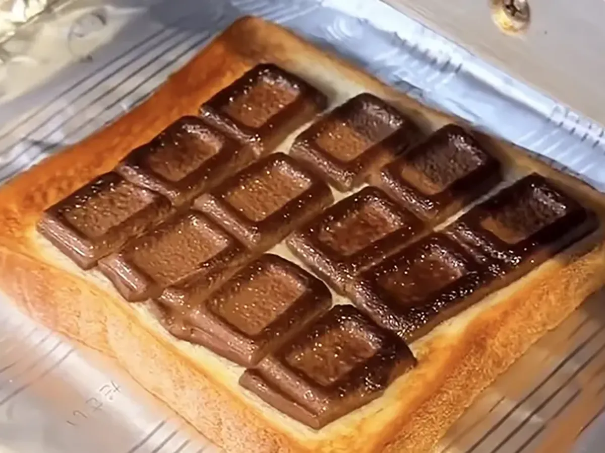 キャラメルチョコトースト