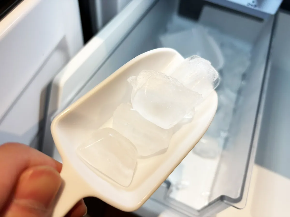 自動製氷機で作った氷の写真(撮影:grapeライフハック編集部)