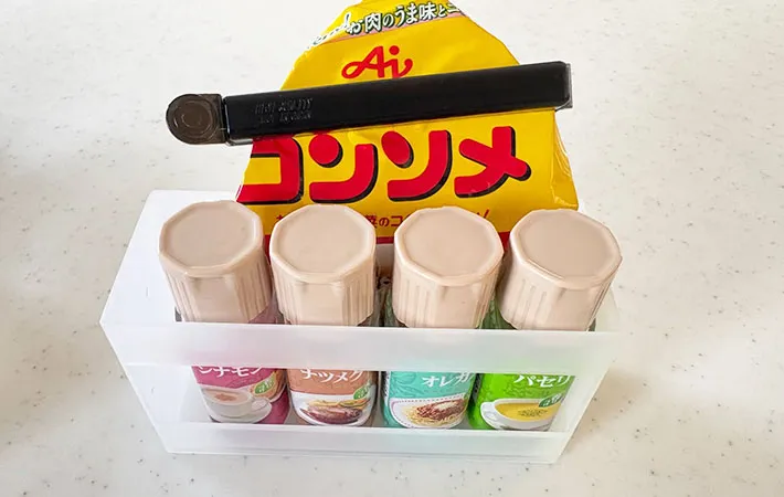 調味料を収納した画像（撮影:エニママ）