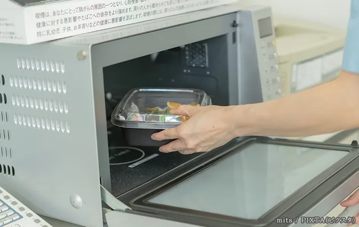 電子レンジの写真